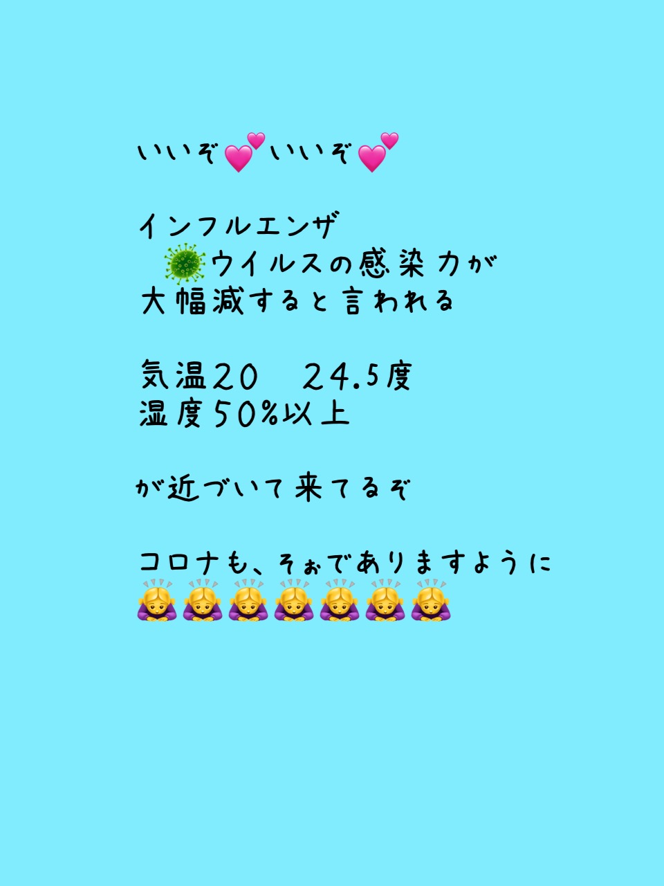 良い兆し